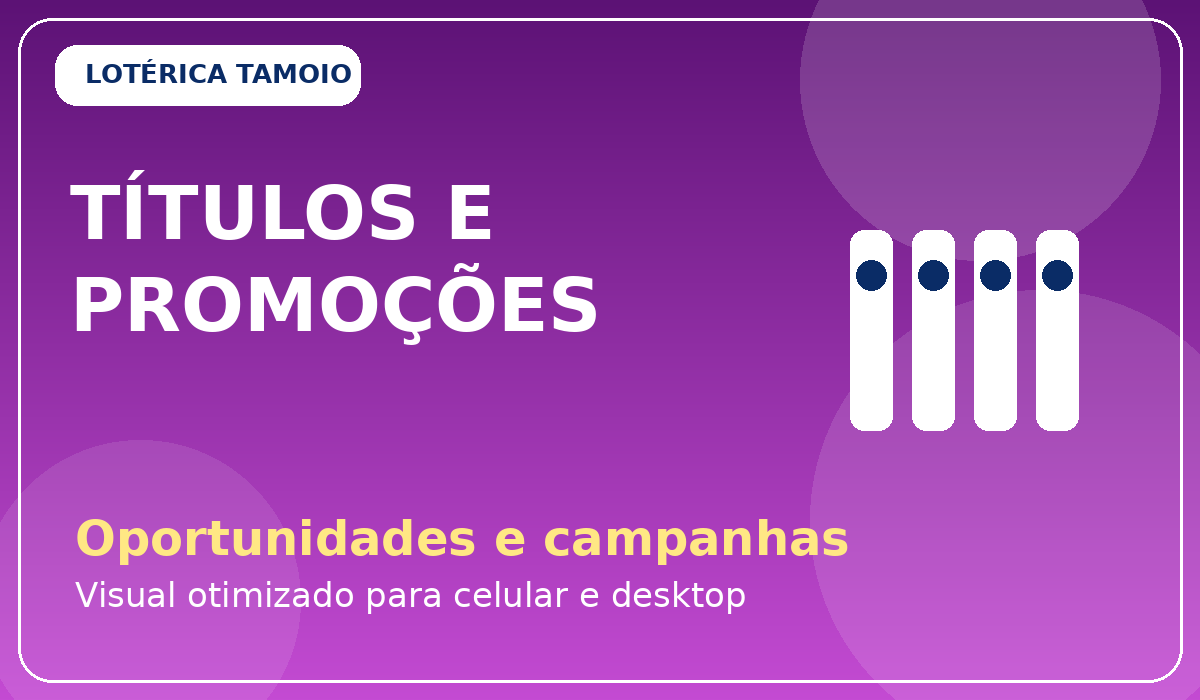 Card de títulos e promoções
